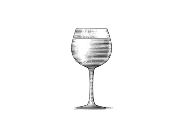 wine glass art